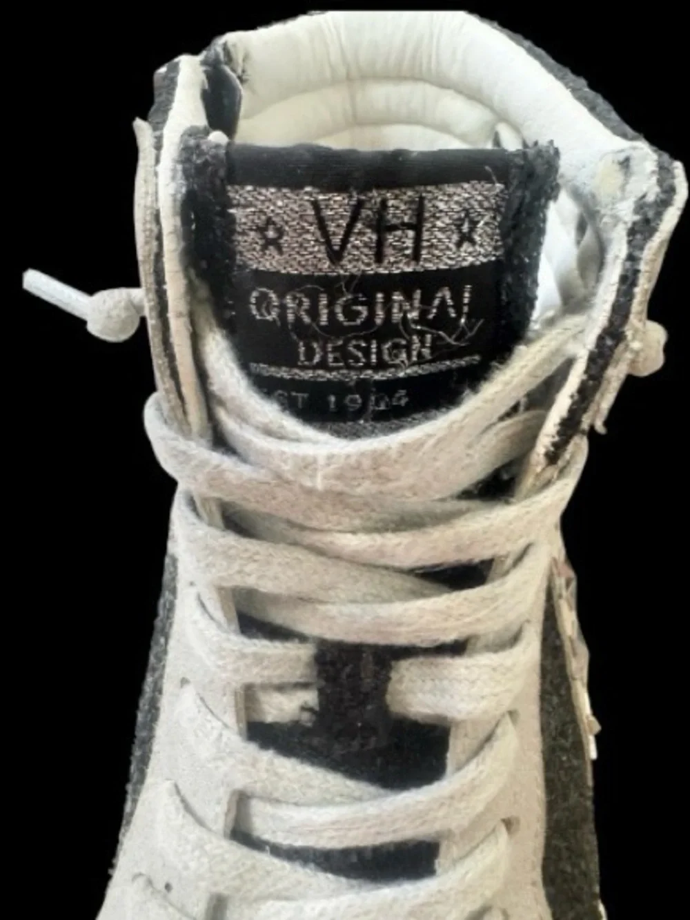 VINTAGE HAVANA Leona glitter high top sneakers women’s tennis shoes size 6 - Picture 3 of 17